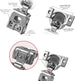 20 Pcs 105° Soft Close Hinges – Face Frame, 6-Way Adjustable Concealed - Berta Store