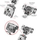 20 Pcs 105° Soft Close Hinges – Face Frame, 6-Way Adjustable Concealed - Berta Store