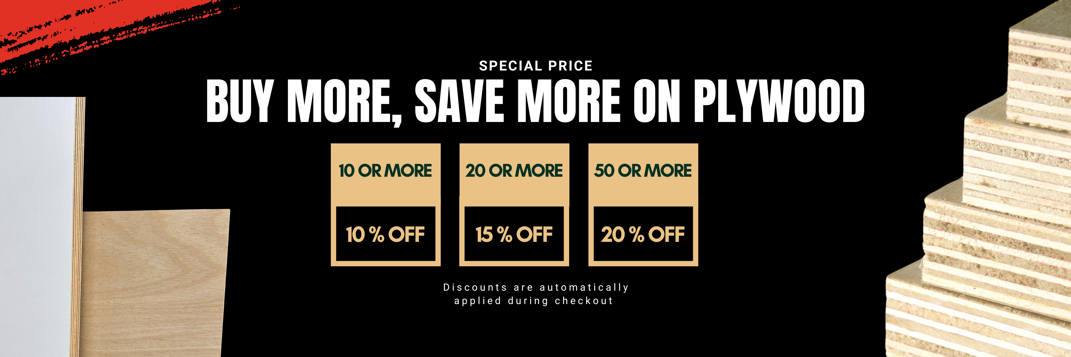 4x8 Prefinished Plywood | Buy More, Save More| Berta Store