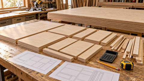 4×8 Plywood Cost: Sheet Price, Waste and Finishing Labor