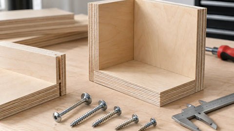 Plywood Screw Size Chart: Match the Screw to the Cabinet Joint