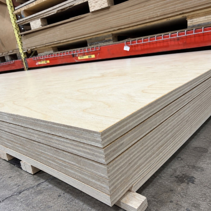 Prefinished Birch Plywood · 1/2″ — Birch veneer with clear UV coating