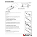 10 Pairs - 10-Inch Full Extension Ball Bearing Drawer Slides with Screws - Berta 