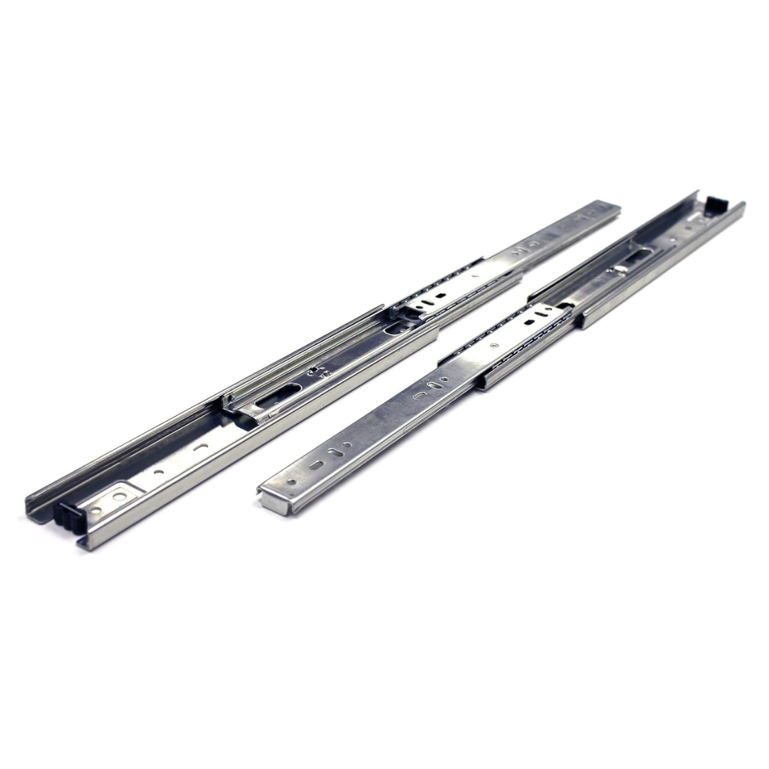 10 Pairs - 12-Inch Full Extension Ball Bearing Drawer Slides with Screws - Berta 