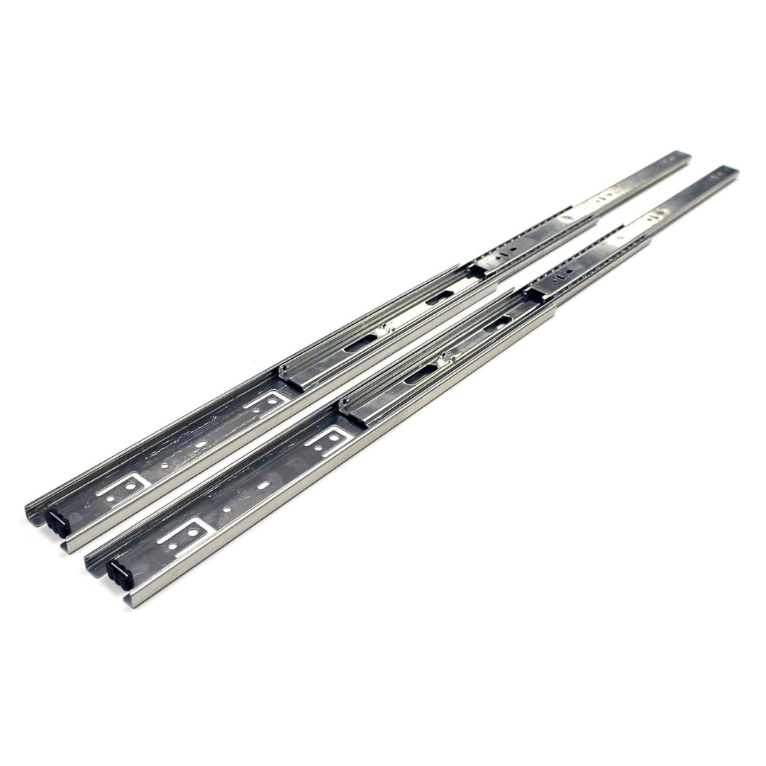 10 Pairs - 18-Inch Full Extension Ball Bearing Drawer Slides with Screws - Berta 