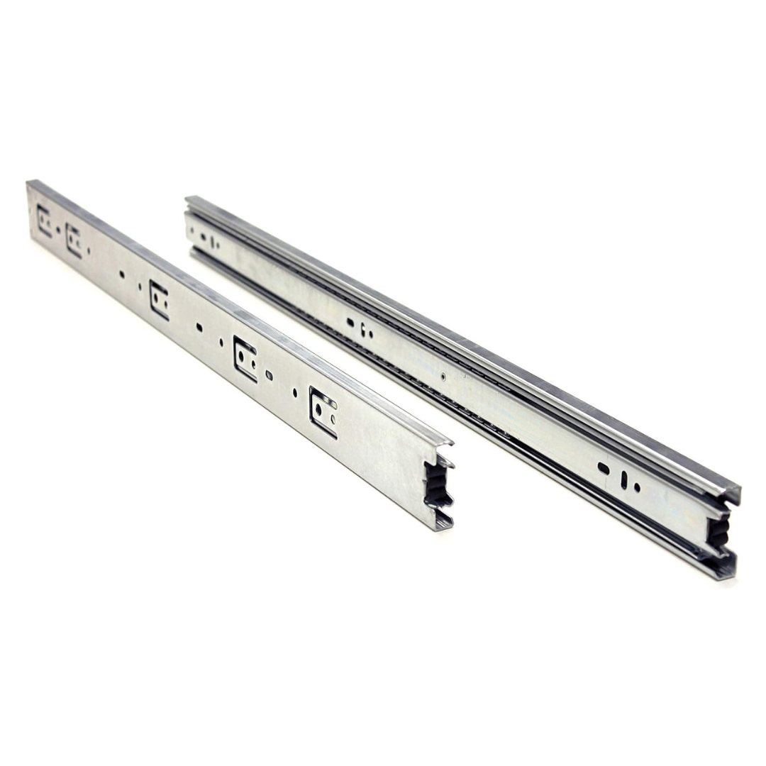 2 Pairs 10 Inch Full Extension Ball Bearing Drawer Slides, 100 LB 2 Pairs 10 Inch Full Extension Ball Bearing Drawer Slides, 100 LB