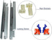 10 Pairs - Soft-Close Undermount Drawer Slides - Berta Store 