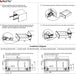 10 Pairs - Soft-Close Undermount Drawer Slides - Berta Store 