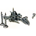 1000 Pcs - Phillips Drive #6 White Zinc Wood Screws, 3-Inch Bugle Head for Drywall and Wood Studs - Berta 