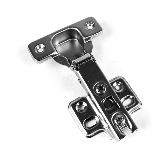 20 Pcs - 105° Full Overlay Frameless European Hinges, 2-Cam 4-Way Adjustable Concealed Kitchen Cabinet Door Hinges with Screws - Berta 