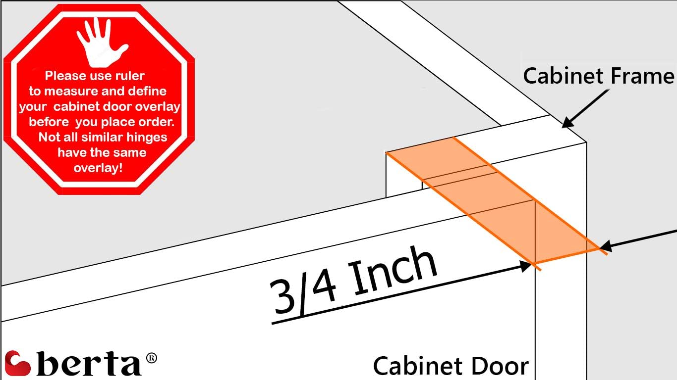 20 Pcs 105° Soft Close Hinges – Face Frame, 6-Way Adjustable Concealed - Berta Store 