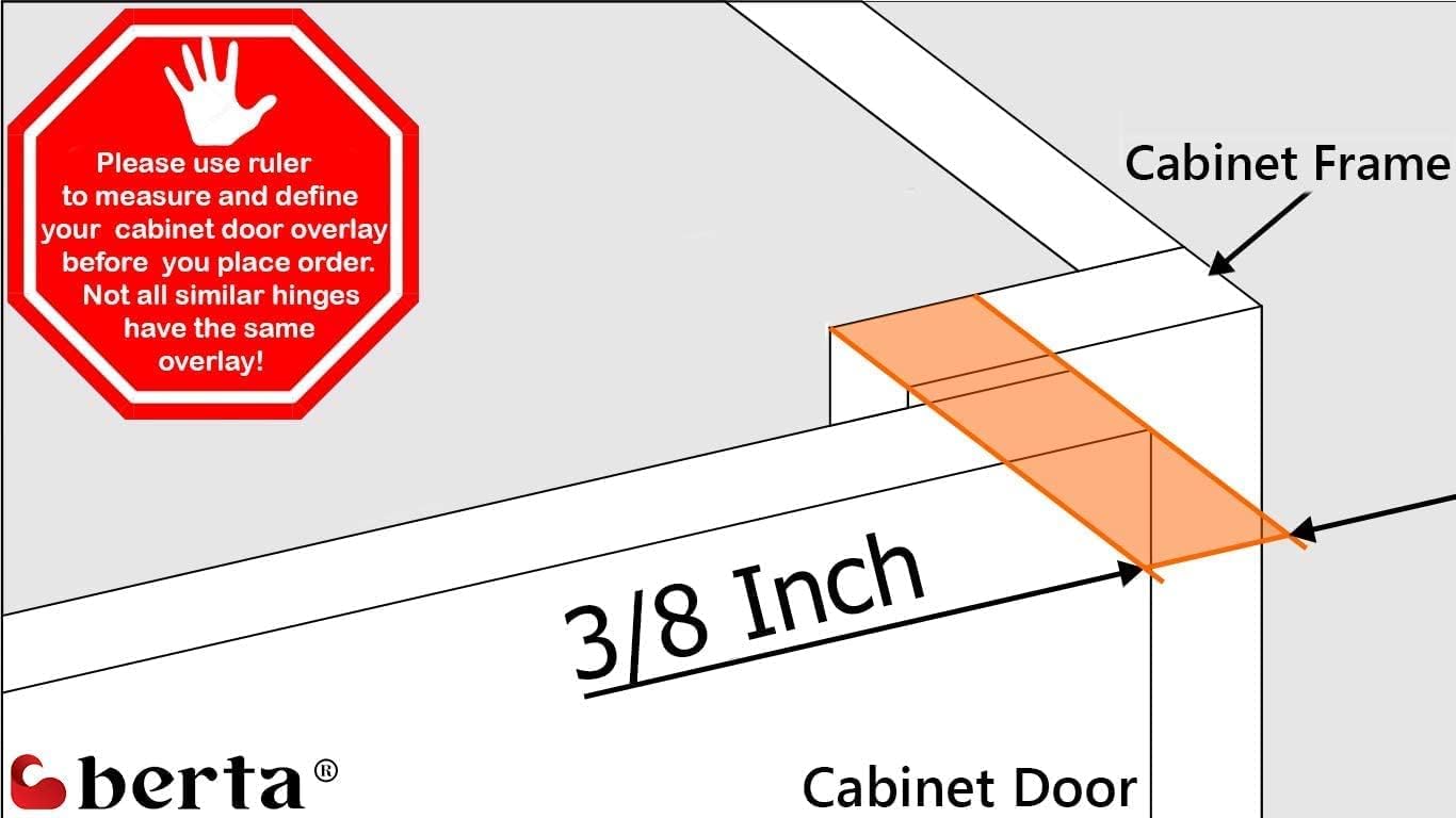 20 Pcs 105° Soft Close Hinges – Face Frame, 6-Way Adjustable Concealed - Berta Store 