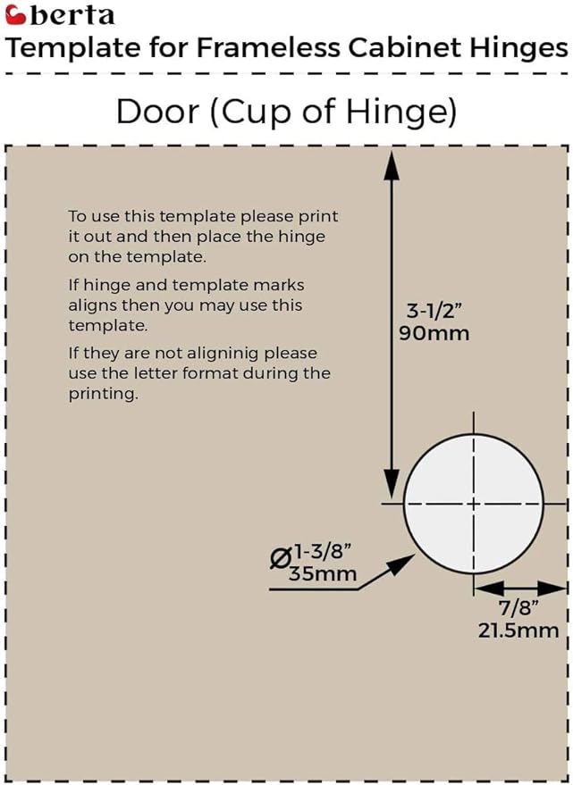 20 Pcs 110° Soft Close Cabinet Hinges – Full Overlay, Frameless, Clip-On - Berta 