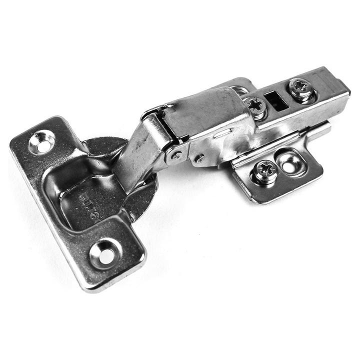 110° Half Overlay Soft Close Cabinet Hinges – 3-Cam Adjustable Frameless - Berta Store
