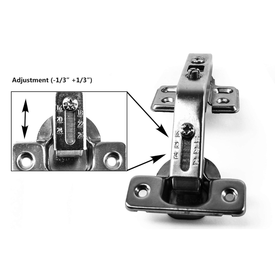 20 Pcs 135° Lazy Susan Hinges – Full Overlay for Corner Kitchen Cabinets - Berta Store 