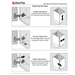 20 Pcs 165° Lazy Susan Self-Close Hinges for Corner Kitchen Cabinets - Berta Store 