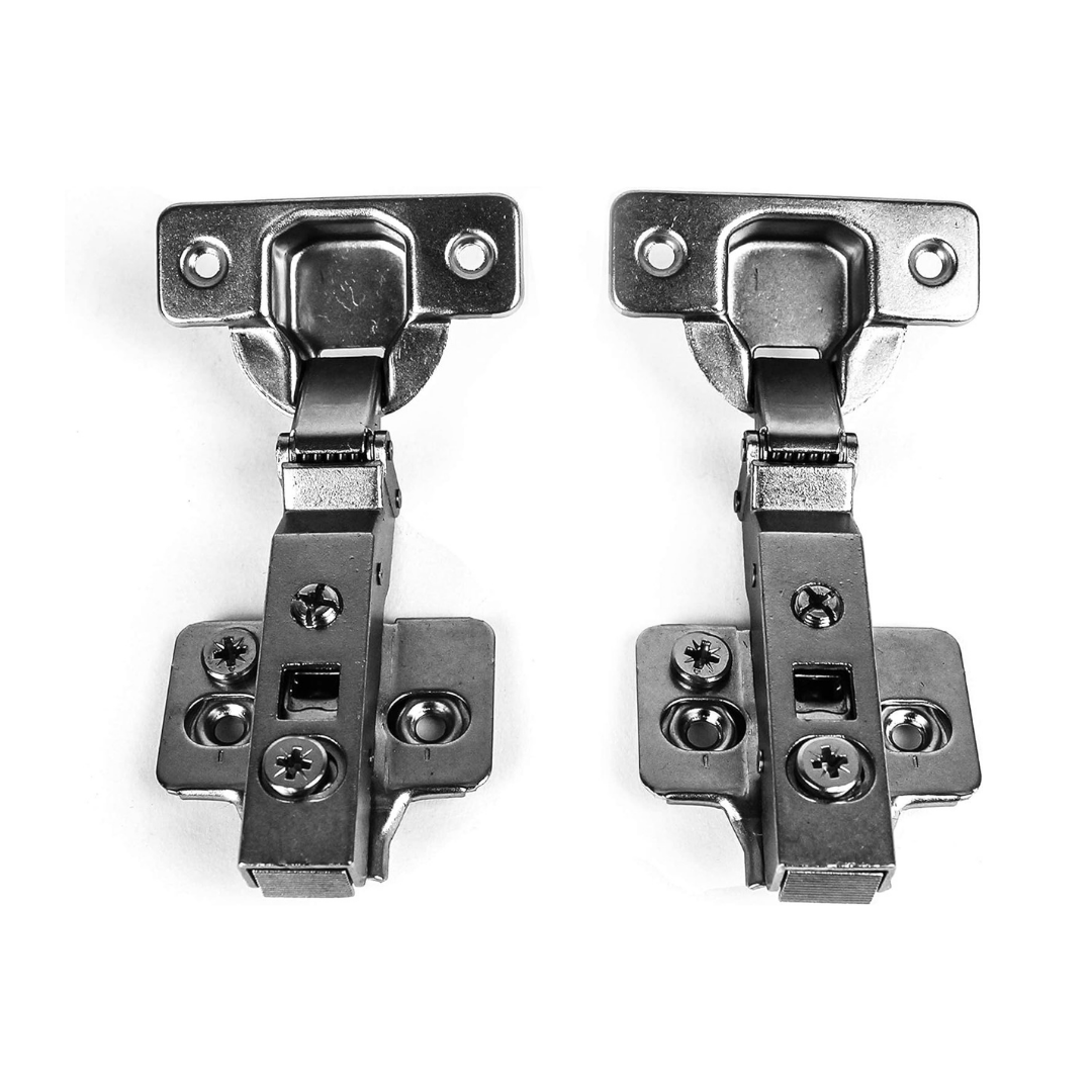 20 Pcs Soft Close Cabinet Hinges – Full Overlay Frameless, 3D Clip-On - Berta Store 