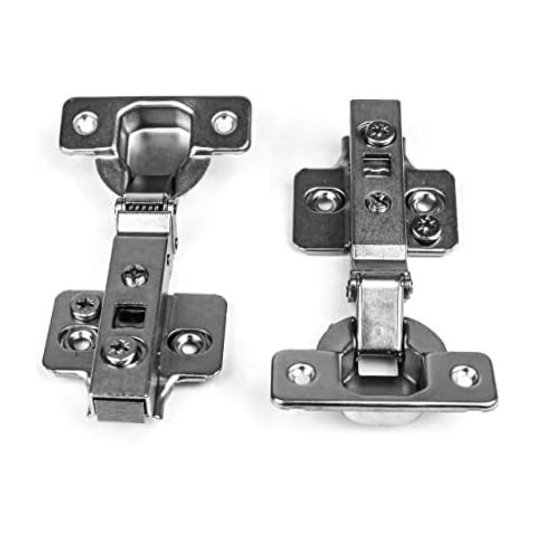 20 Pcs Soft Close Cabinet Hinges – Full Overlay Frameless, 3D Clip-On - Berta Store 