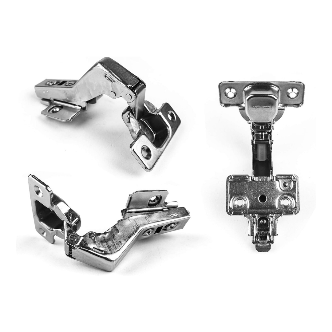 20 Pcs Soft Close Cabinet Hinges – Full Overlay Frameless, 3D Clip-On - Berta Store 