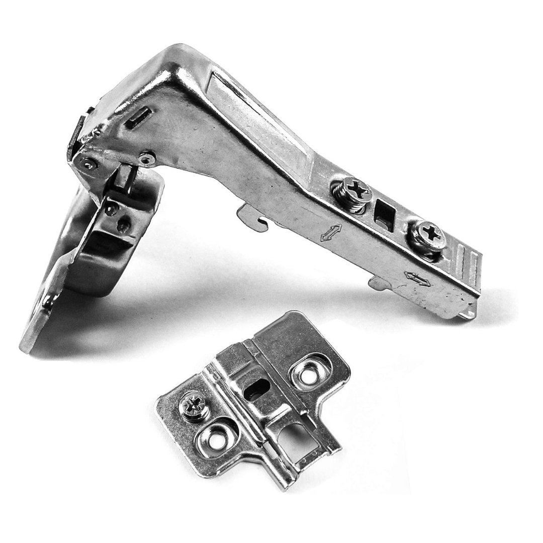 20 Pcs Soft Close Cabinet Hinges – Full Overlay Frameless, 3D Clip-On - Berta Store 