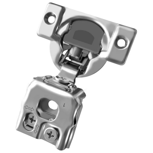 20 Pcs - Soft-Closing Face Frame Cabinet Hinges, 105° 6-Way Adjustable Concealed Door Hinges with Screws - Berta 