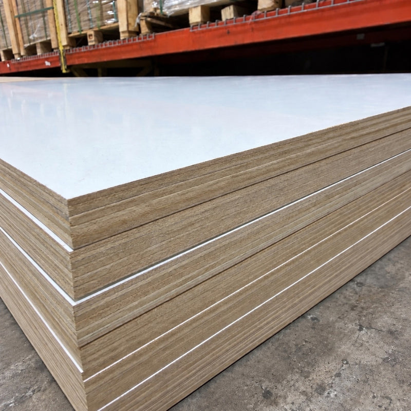 White Melamine plywood 4x8 panel with plywood core