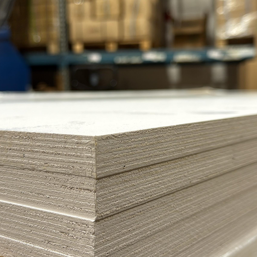 49" x 98" Baltic Birch Plywood Both Sides White Overlay – 3/4" - Berta Store 