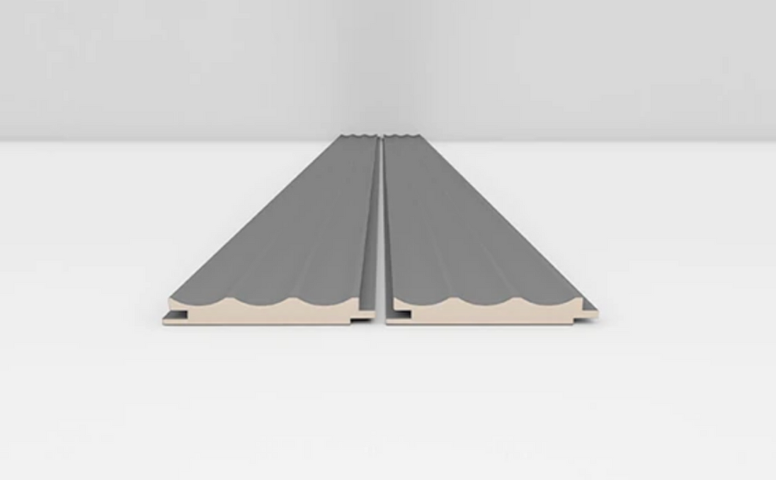 5-7/10 in. x 110-1/5 in. x 7/10 in. WaveForm MDF Wall Panel - Berta Store 