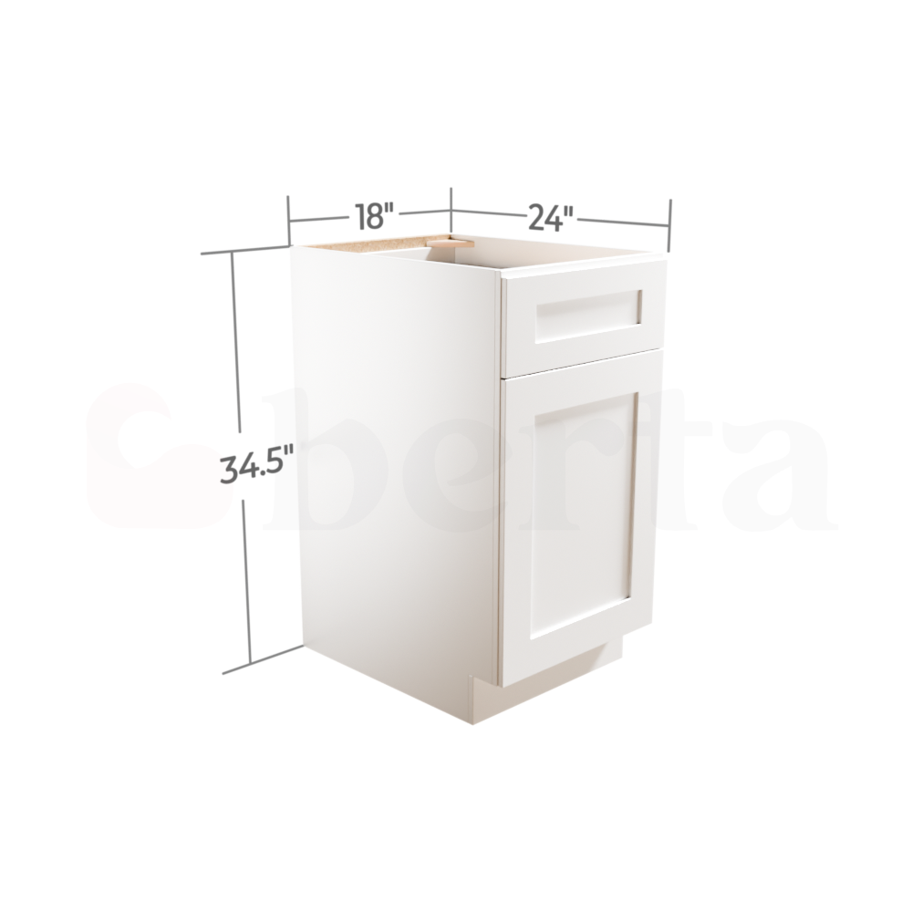 Base Accessory Cabinets - Classic Shaker Pre-Assembled - Berta Store 