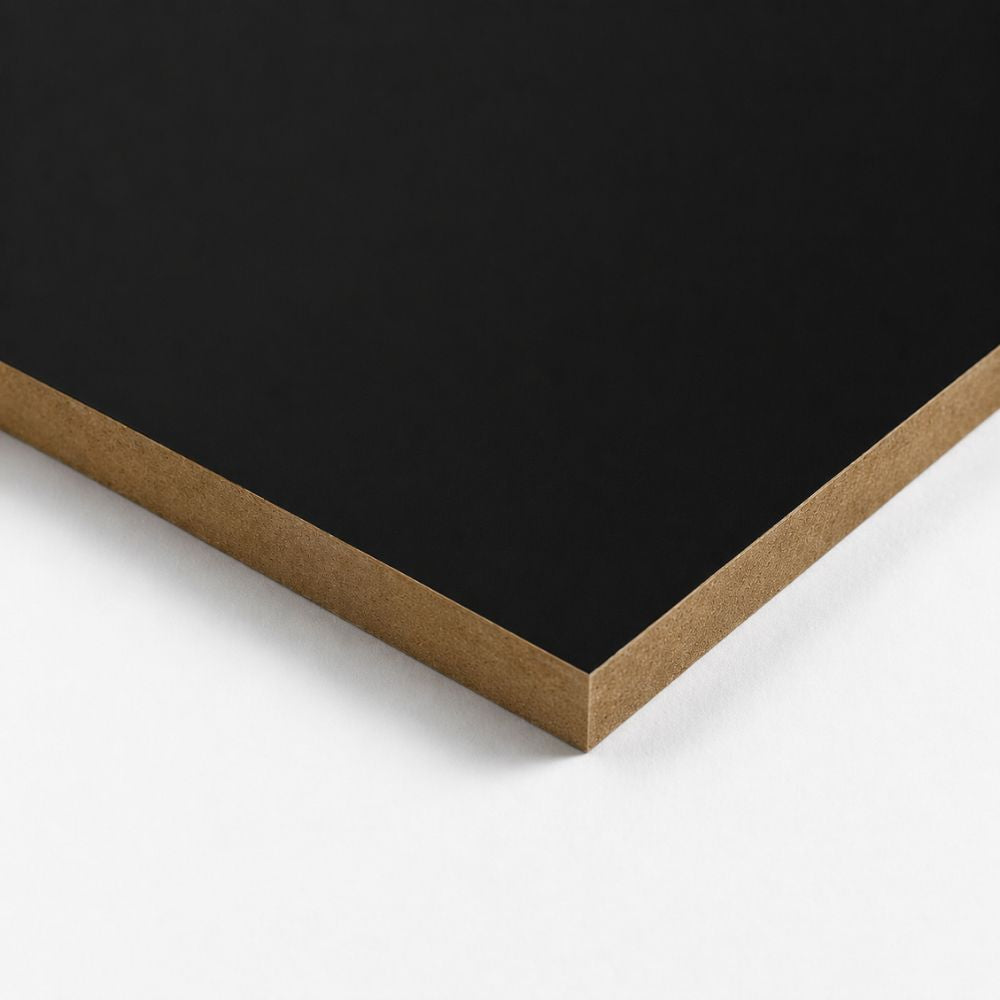 Black Matte MDF Panel 4x8 Sheet 