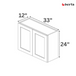 Bridge Wall Cabinets - Classic Shaker Pre-Assembled - Berta 