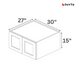 Bridge Wall Cabinets - Classic Shaker Pre-Assembled - Berta 