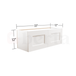 Bridge Wall Cabinets - Classic Shaker Pre-Assembled - Berta Store 