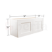 Bridge Wall Cabinets - Classic Shaker Pre-Assembled - Berta Store 