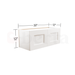 Bridge Wall Cabinets - Classic Shaker Pre-Assembled - Berta Store 