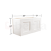 Bridge Wall Cabinets - Classic Shaker Pre-Assembled - Berta Store 