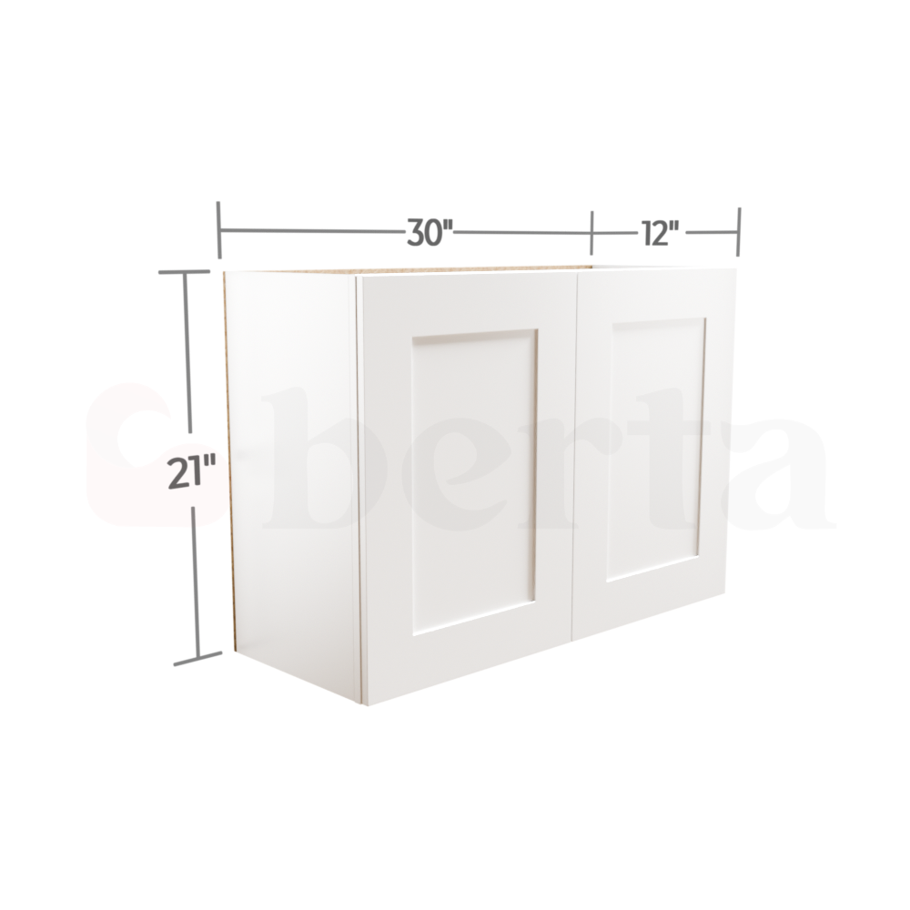 Bridge Wall Cabinets - Classic Shaker Pre-Assembled - Berta Store 