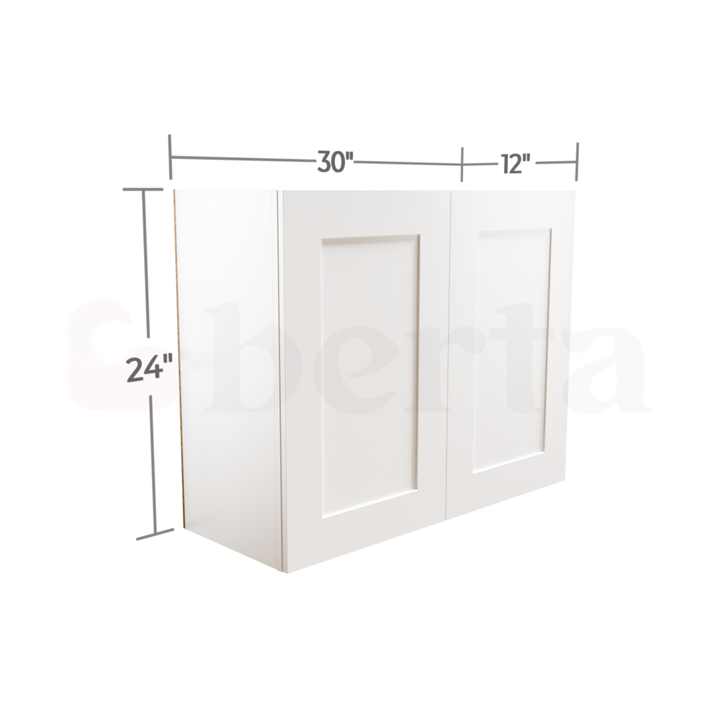 Bridge Wall Cabinets - Classic Shaker Pre-Assembled - Berta Store 