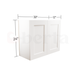 Bridge Wall Cabinets - Classic Shaker Pre-Assembled - Berta Store 