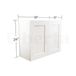 Bridge Wall Cabinets - Classic Shaker Pre-Assembled - Berta Store 
