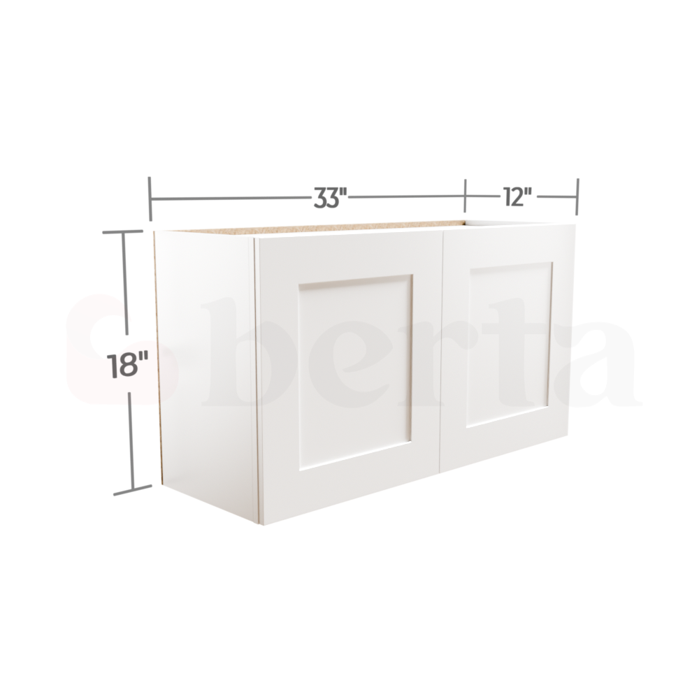 Bridge Wall Cabinets - Classic Shaker Pre-Assembled - Berta Store 