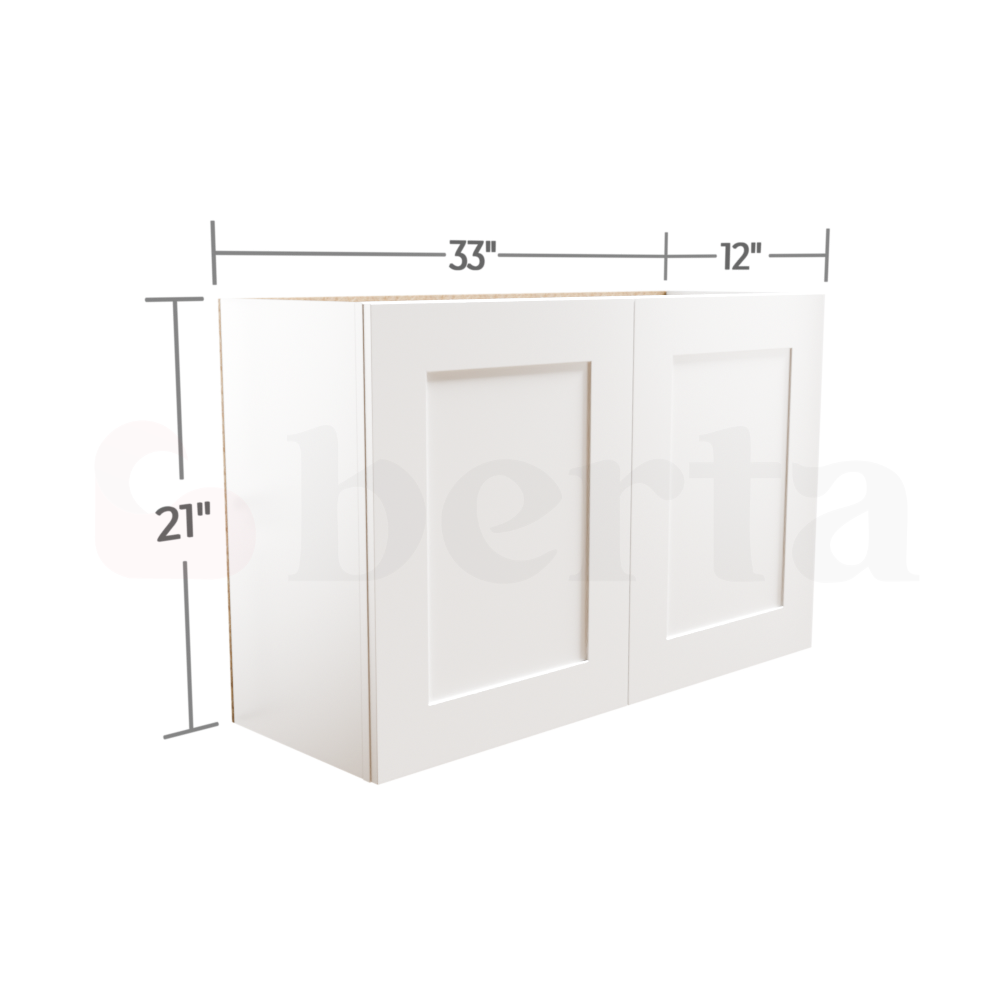 Bridge Wall Cabinets - Classic Shaker Pre-Assembled - Berta Store 