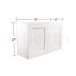 Bridge Wall Cabinets - Classic Shaker Pre-Assembled - Berta Store 