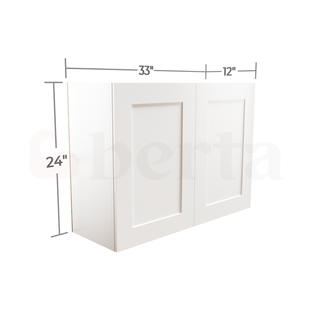 Bridge Wall Cabinets - Classic Shaker Pre-Assembled - Berta Store 