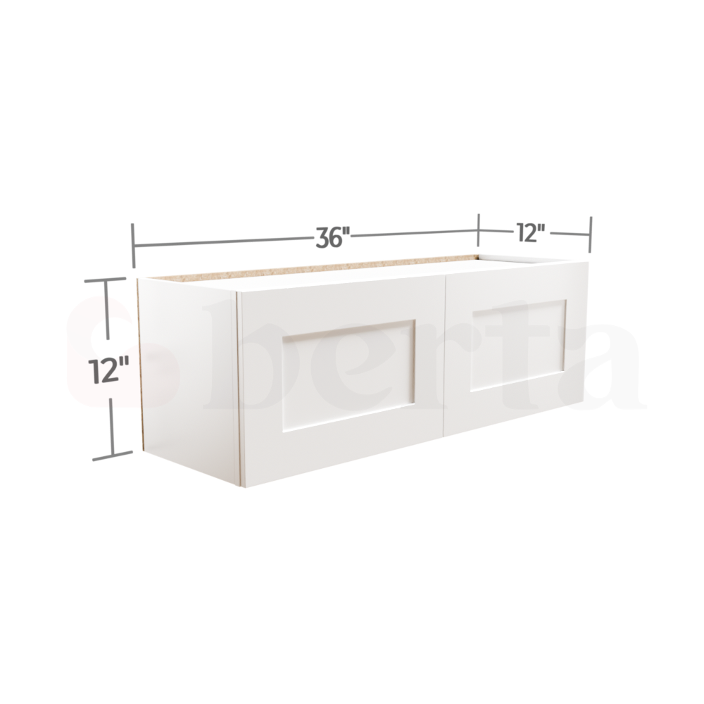 Bridge Wall Cabinets - Classic Shaker Pre-Assembled - Berta Store 