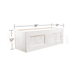 Bridge Wall Cabinets - Classic Shaker Pre-Assembled - Berta Store 