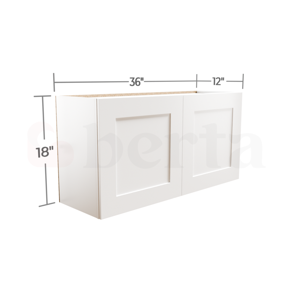 Bridge Wall Cabinets - Classic Shaker Pre-Assembled - Berta Store 