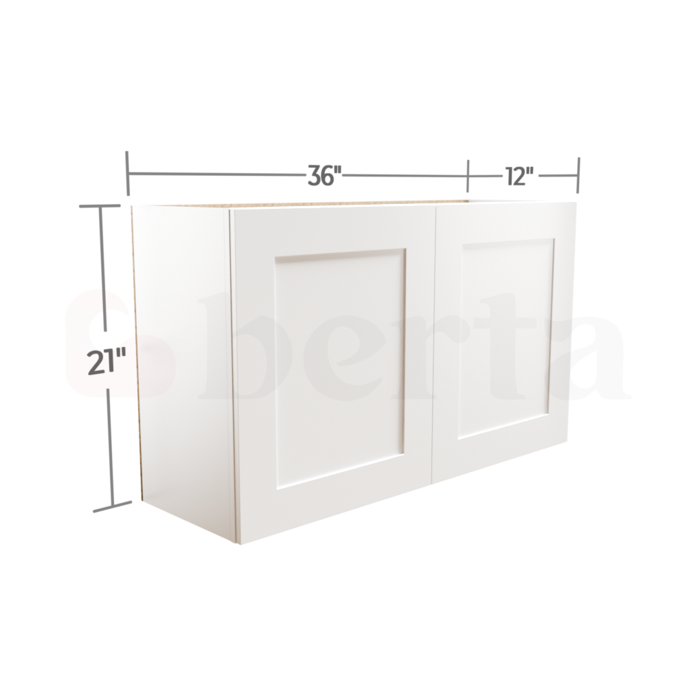 Bridge Wall Cabinets - Classic Shaker Pre-Assembled - Berta Store 