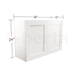 Bridge Wall Cabinets - Classic Shaker Pre-Assembled - Berta Store 