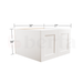 Bridge Wall Cabinets - Classic Shaker Pre-Assembled - Berta Store 